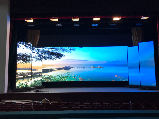 舞台室内P395㎡led显示屏